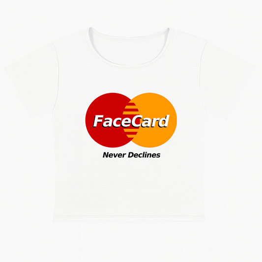 FaceCard - Cropped Tee