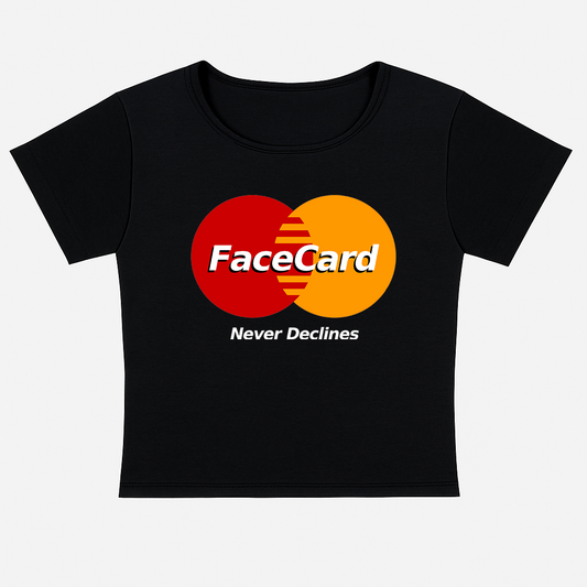 FaceCard - Cropped Tee
