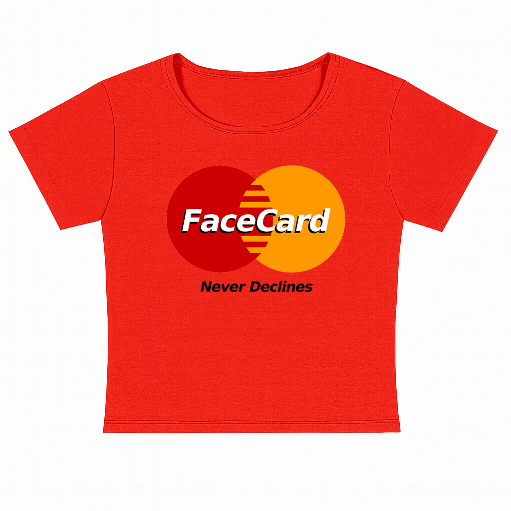FaceCard - Cropped Tee