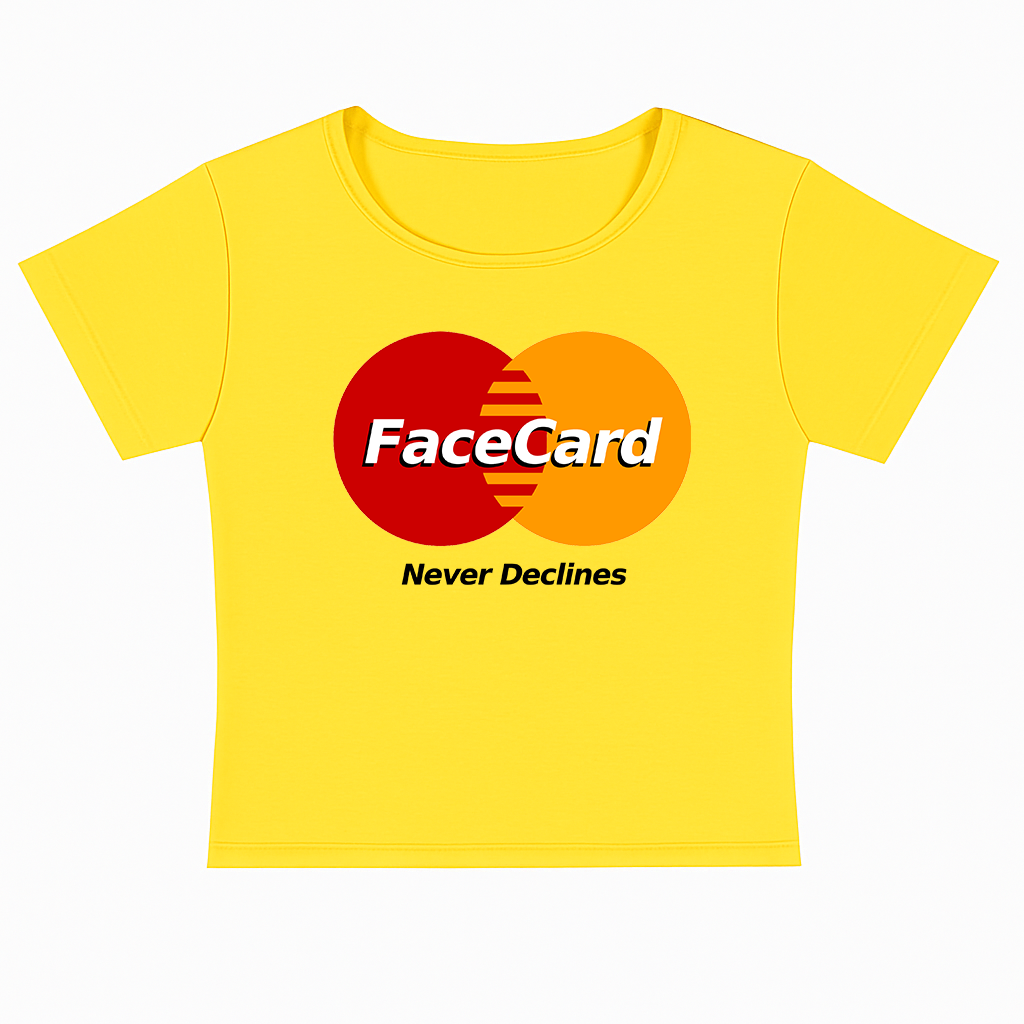 FaceCard - Cropped Tee