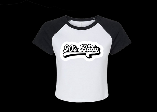 90s Baby - Cropped Tee